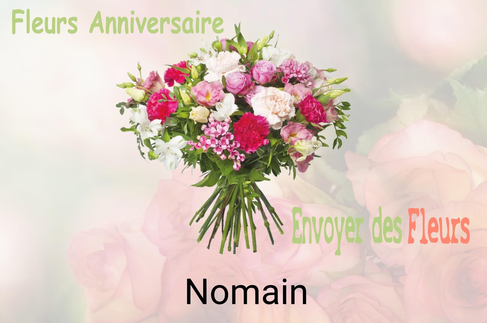 Bouquet de fleurs d’anniversaire livré à Nomain